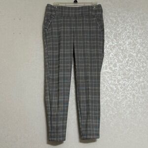SOHO Apparel LTD Black White Glen Plaid Stretch Pants Career‎ Trousers Sz M